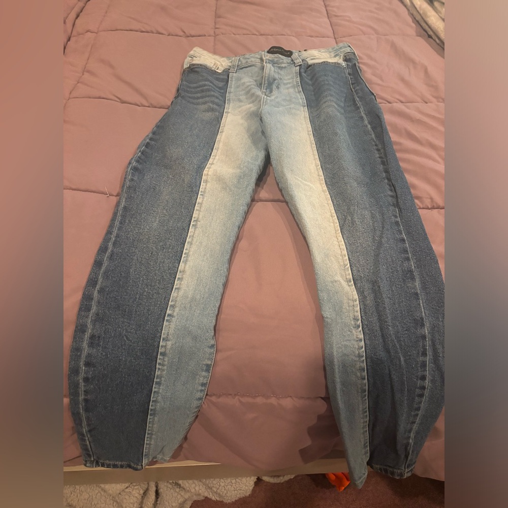 Kendall & Kylie Two Tone Jeans